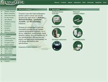 Tablet Screenshot of dynaservo.com